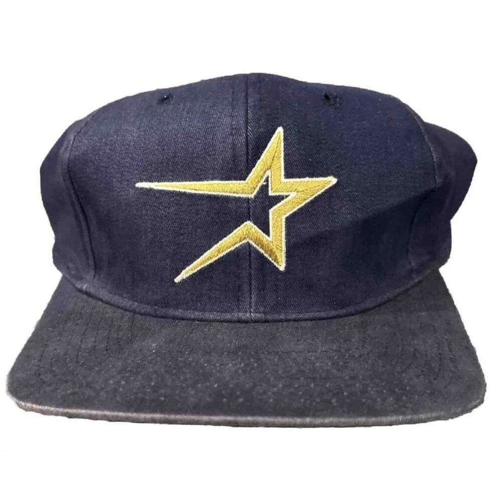 Vintage Houston Astros Eds West Signature Genuine MLB Blue with Star Logo NWT